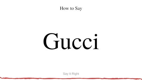 feel gucci urban dictionary|how to say Gucci.